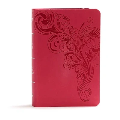 Afbeelding van KJV Large Print Compact Reference Bible, Pink LeatherTouch