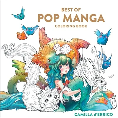 Afbeelding van Best of Pop Manga Coloring Book