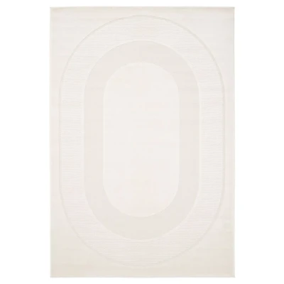 Afbeelding van Design Vloerkleed Forme Cercle Crème 160x230 Cm