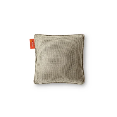 Afbeelding van Ploov 45x45 Knitted Sandbeige Draadloos Warmtekussen Stoov