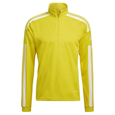 Afbeelding van adidas Performance Sweater met rits, Heren, Maat: Large, Team yellow / white