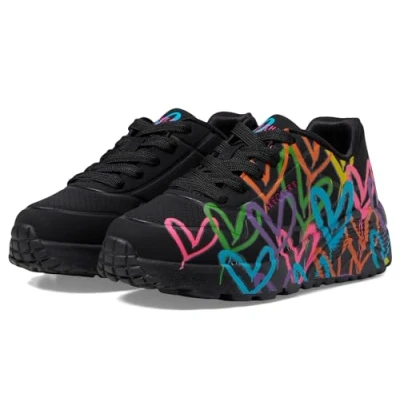 Afbeelding van Skechers Ultra Flex Brightful Day Sneakers voor meisjes, Zwart Multi