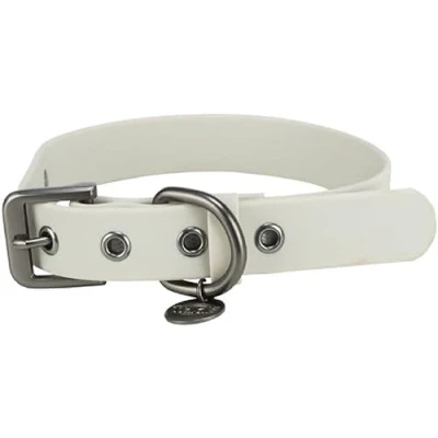 Afbeelding van Trixie citystyle halsband voor hond pvc lichtgrijs 45 52x2,5 cm