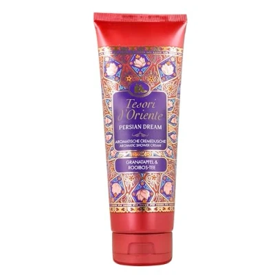 Afbeelding van TESORI d&#039;Oriente Crème &#039;Persian Dream&#039; 250 ml aromatische douchegel met granaatappel en thee Rooibos douchecrème voor lichaams zintuigverzorging