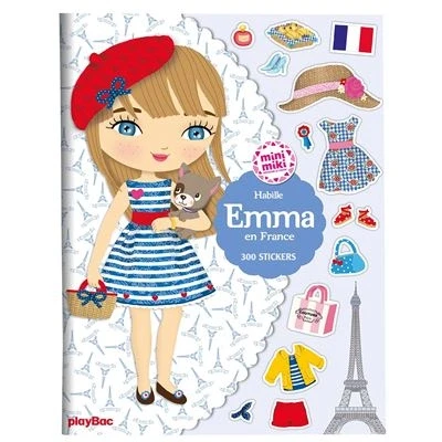 Image de Minimiki Stickers Habille Emma en France nouvelle édition
