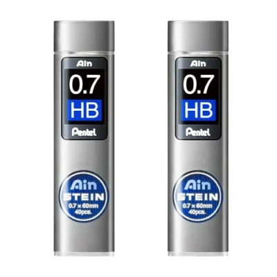 Afbeelding van Pentel Ain Stein HB/H mechanische navulbuis 0,7 mm, 2 stuks