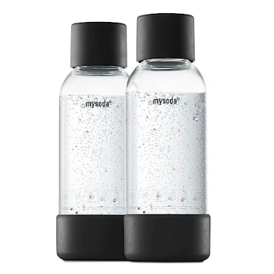 Afbeelding van Mysoda 0.5 Literflessen voor soda maker 2 stuks Black