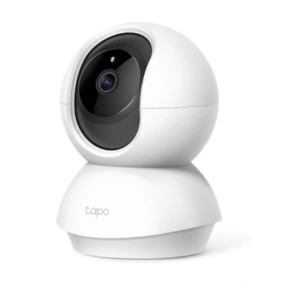 Image de Tapo C21A 2K(3MP) Caméra Surveillance WiFi intérieure 360, Vision Nocturne, Notifications en Temps réel, Détection de Personne, Suivi Mouvement, Télécommande, Compatible avec Alexa