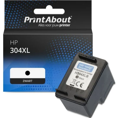 Afbeelding van Huismerk HP 304XL (N9K08AE) Inktcartridge Zwart Hoge capaciteit