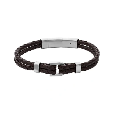 Afbeelding van Fossil heren Heritage armband van leer JF04203040