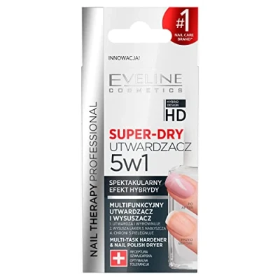 Afbeelding van Eveline Nail Therapy Super Dry Hardener And Dryer Is A 5In1 12Ml Claw