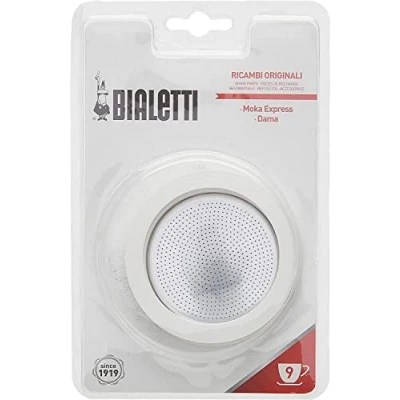 Afbeelding van Bialetti Set van 9 gasdozen en reservefilters voor Stovetop espressomachine