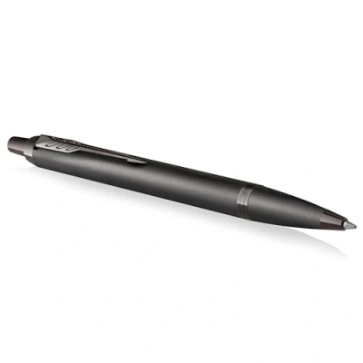 Image de Stylo bille Parker IM Monochrome Gris acier encre bleue Coffret cadeau