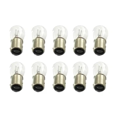 Afbeelding van 10 stuks autolampen, 12 V, vervangingslampen voor auto&#039;s en motorfietsen (P21/4 W BAZ15D Asimmetrica V 21/4 W, standaard)