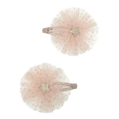 Afbeelding van Mimi &amp; lula haarspeldjes ballerina star roze 2st