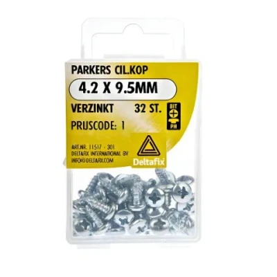 Afbeelding van Deltafix Parkers Cilinderkop Verzinkt 4.2 x 9.5mm 32 Stuks
