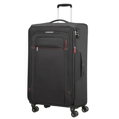 Afbeelding van American Tourister Reiskoffer Crosstrack Spinner 79/29 Tsa Uitbreidbaar (Large) Grey/Red
