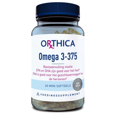 Afbeelding van Orthica Omega 3 375 Softgels