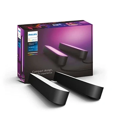 Image de Philips Hue Play BWhite and Color Zwart Duo Pack
