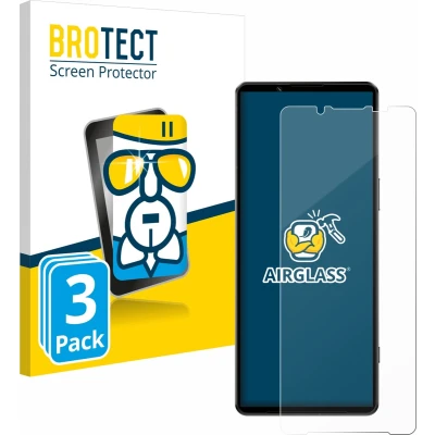 Afbeelding van BROTECT Screenprotector voor Sony Xperia 1 IV Folie Beschermfolie Beschermglas transparant (3 Stuks)