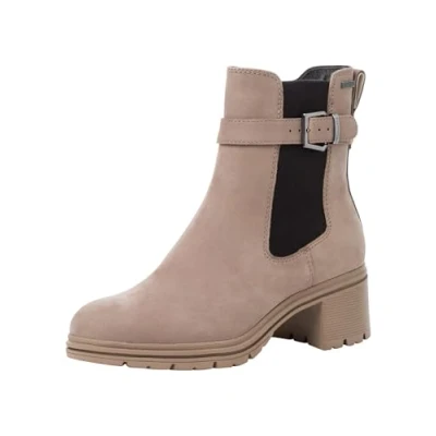 Afbeelding van Tamaris Dames 1 25462 43 modieuze dameslaarzen, Taupe
