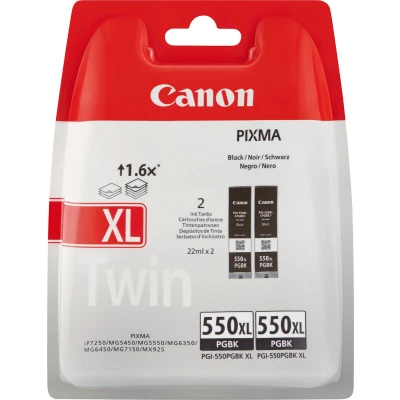 Afbeelding van Canon PGI 550PXL Inktcartridge / Zwart Hoge Capaciteit 2 pack