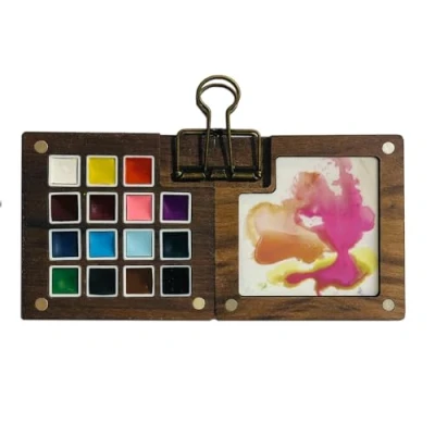 Afbeelding van Stamperia Create Happiness Watercolors Paint Set (15pcs) (KAJKIT01)