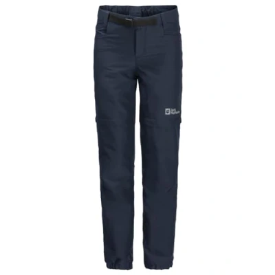 Afbeelding van Jack Wolfskin Active ZIP OFF Pants Unisex 2IN1 Outdoorshorts voor kinderen, Maat: 128, Night blue