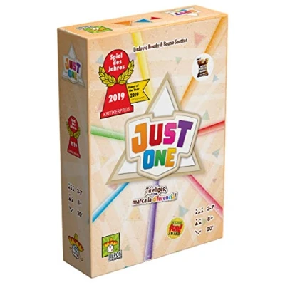 Afbeelding van Repos Production Just One spel voor coöperatieve feesten gok in groep vanaf 8 jaar 3 7 spelers 20 minuten per partij Spaans