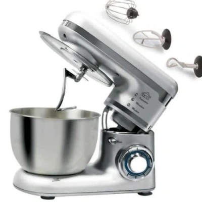 Image de Robot Pâtissier DCG KM1401S 4L 600W 240V Acier Inoxydable Argent Gris