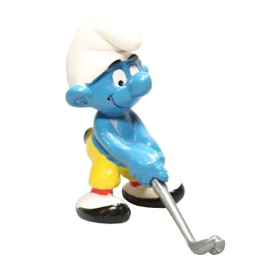 Afbeelding van Schleich smurf golf speler De Smurfen 5 cm