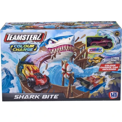 Afbeelding van Teamsterz Colour Change Shark Bite Playset