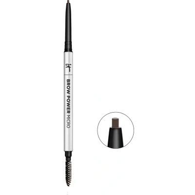 Afbeelding van IT Cosmetics Brow Power Micro Eyebrow Pencil Wenkbrauwpotlood Met Ingebouwde Borsteltje Universal Taupe