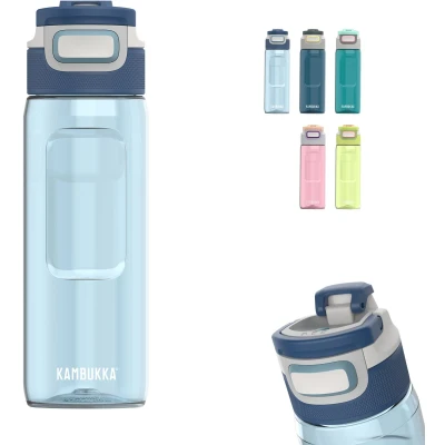 Afbeelding van Kambukka Elton drinkfles 750ml Crystal Blue met 3 in 1 lid en makkelijke reiniging