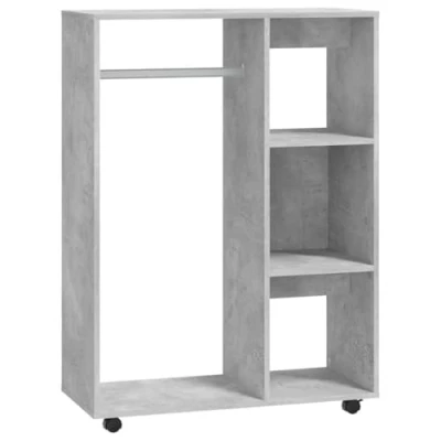 Image de vidaXL Garde robe Gris béton 80x40x110 cm Bois d’ingénierie808517