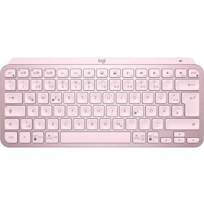 Afbeelding van Logitech Draadloos Toetsenbord Mx Keys Mini Illuminated Azerty Fr Pink (920 010484)
