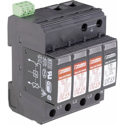 Afbeelding van Phoenix Contact 2838199 VAL MS 230/3+1 FM Overspanningsveilige afleider Overspanningsbeveiliging voor: Verdeelkast 20 kA 1 stuk(s)