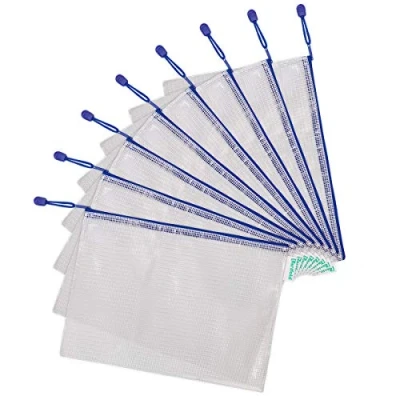 Afbeelding van Opbergtas Tarifold met rits 330x240mm PVC blauw