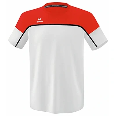 Afbeelding van erima CHANGE by T shirt wit/rood/zwart