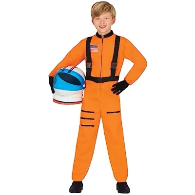 Afbeelding van Guirca Science Fiction &amp; Space Kostuum Astro Noud Van Oranje Kind 5 6 jaar Carnavalskleding Verkleedkleding