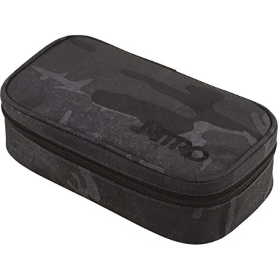 Afbeelding van Nitro Pencil Case XL incl. Geo driehoekig &amp; lesrooster, pennenetui, Gesmede Camo