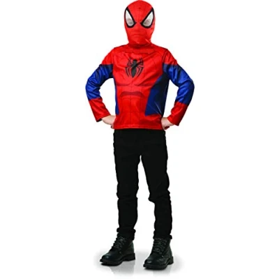 Image de Déguisement Marvel Spider Man Top et cagoule