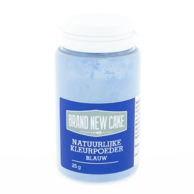 Afbeelding van BrandNewCake Natuurlijke Kleurpoeder Blauw 25g (vette massa)