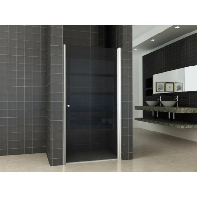 Afbeelding van Wiesbaden nisdeur met profiel 1000x2000 8mm NANO rookglas