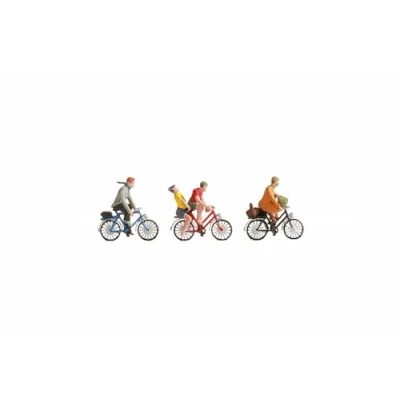 Afbeelding van NOCH 15898 H0 Fietsers figuren Geverfd, Staand