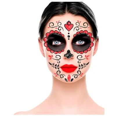 Afbeelding van Fiestas Guirca Gezicht decoratie Catrina
