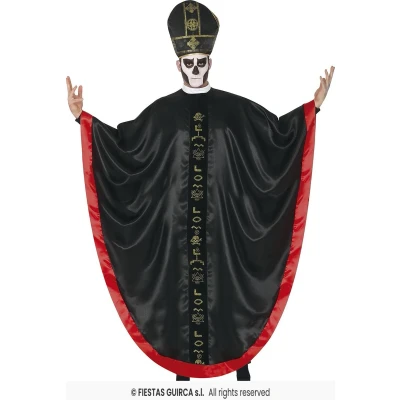 Afbeelding van Satantische Kardinaal Kostuum Zwart/Rood Maat XL