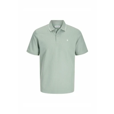 Afbeelding van Jack &amp; Jones Poloshirt Jjeaustin Polo Ss Noos 12268130 Iceberg Green/play Mannen Maat S