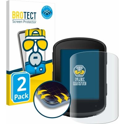 Afbeelding van BROTECT Screenprotector voor Garmin Edge 540 / 840 Folie Beschermfolie matte volledig dekking (2 Stuks)