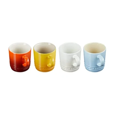 Image de Le Creuset Set de 4 tasses à cappuccino, 200ml, Hauteur 10 cm, Éléments, 89113208159030